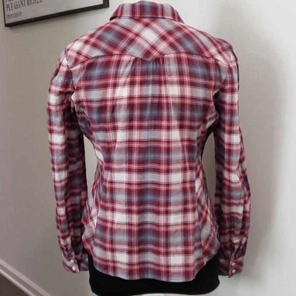 EUC Lucky brand plaid button-down shirt long sleeve Size XL - Picture 4 of 8